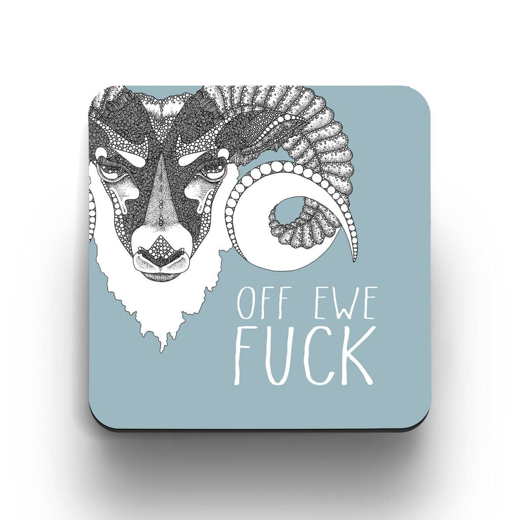 Off Ewe F**k - Coaster