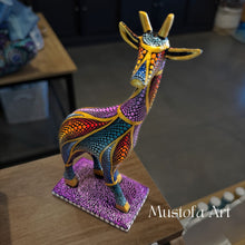 Load image into Gallery viewer, Giraffe Hand Carved and Painted by Mustofa Art Multiple Options
