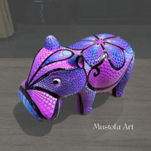 Load image into Gallery viewer, House Hippo Hand Carved and Painted By Mustofa Art
