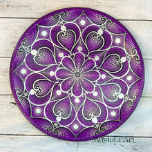 Load image into Gallery viewer, Beautiful Wooden Plate Hand Painted by Mustofa Art *Multiple Options
