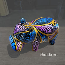 Load image into Gallery viewer, House Hippo Hand Carved and Painted By Mustofa Art
