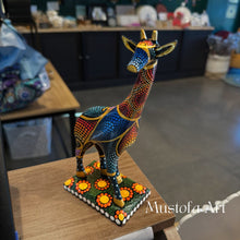 Load image into Gallery viewer, Giraffe Hand Carved and Painted by Mustofa Art Multiple Options
