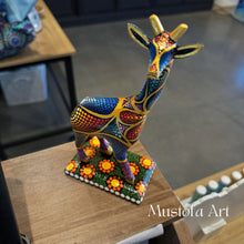 Load image into Gallery viewer, Giraffe Hand Carved and Painted by Mustofa Art Multiple Options
