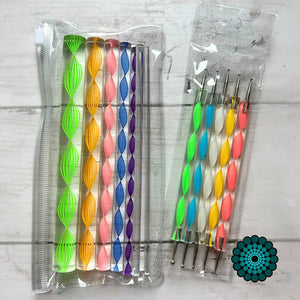 Set of 8 Acrylic Rod and 5 Ball Stylus Dotting Tools - Dot Shop