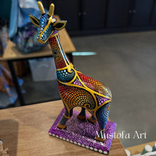 Load image into Gallery viewer, Giraffe Hand Carved and Painted by Mustofa Art Multiple Options
