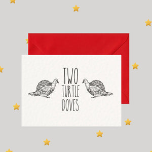 Two Turtle Doves - Pun Greeting Card