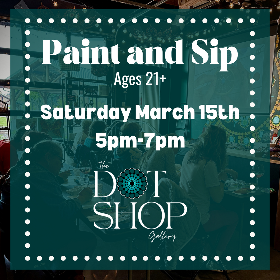 Paint N Sip Saturday March 15, 2025 at 5pm