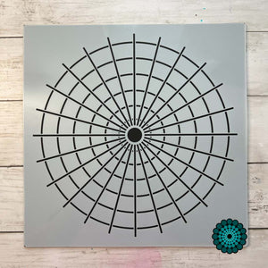 12" x 12" Stencil Template 24 Segment for Mandala Art