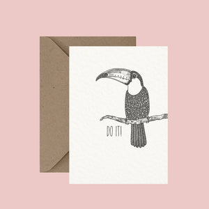 Toucan Do It! - Pun Greeting Card