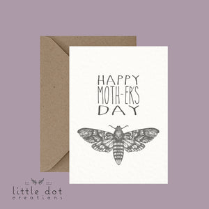 Happy Moth-er's Day - Pun Greeting Card