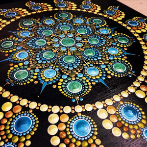 Hope and Justice Mandala Prints - Christina Lee Dot Meditation Âû